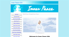 Desktop Screenshot of innerpeaceusa.net