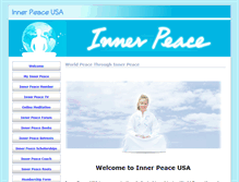 Tablet Screenshot of innerpeaceusa.net